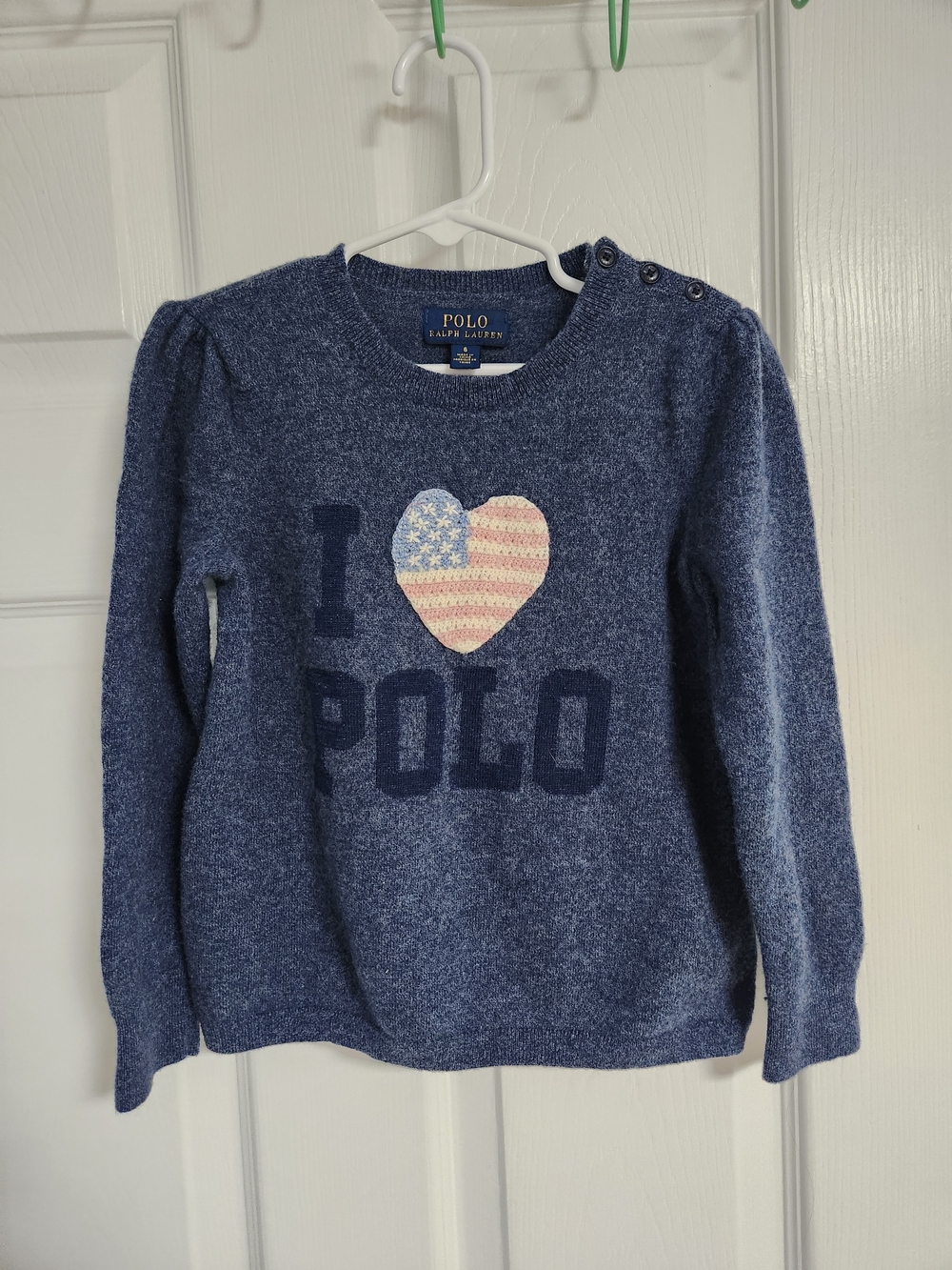 Polo by Ralph Lauren Heather Navy Knit Sweater